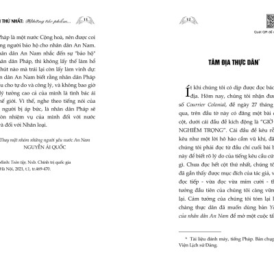 Sách - Hồ Chí Minh - Một Số Áng Văn Chính Luận Tiêu Biểu