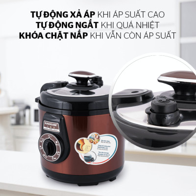 Nồi Áp Suất Điện Đa Năng Sunhouse SHD1562 (6L) - Hàng chính hãng