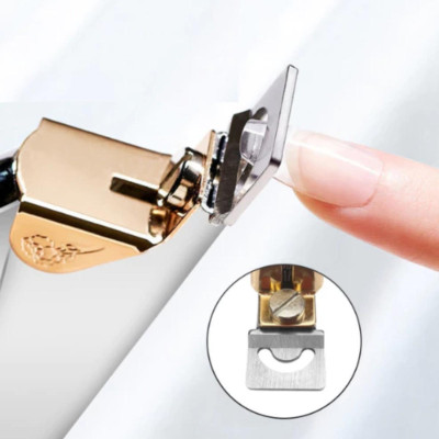 Kìm Cắt Móng Giả Inox Cao Cấp Tem Đen TIN PRO Làm Nail, Kềm Bấm Móng Tay, Móng Típ Giả Loại To 13cm Lưỡi Sắc Bén Siêu Khỏe Cầm Chắc Tay