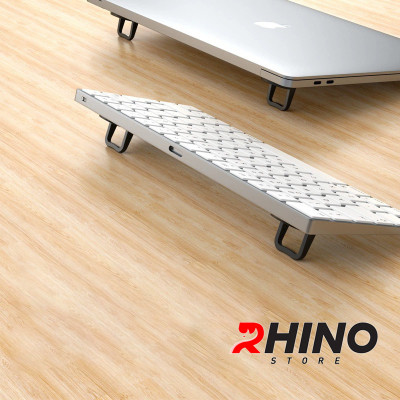 Kệ đỡ Laptop gắn máy Rhino KL901 Tiện lợi, nhỏ gọn, dễ dàng mang theo, siêu bền, kê cao lên tới 12 độ - Hàng chính hãng