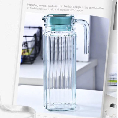 Bình thủy tinh đựng nước trong suốt Luminarc Quadro Ice Green 1,1L - L0534