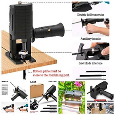 BỘ ĐẦU CHUYỂN ĐỔI TỪ MÁY KHOAN THÀNH MÁY CƯA ĐA CHỨC NĂNG THUẬN TIỆN