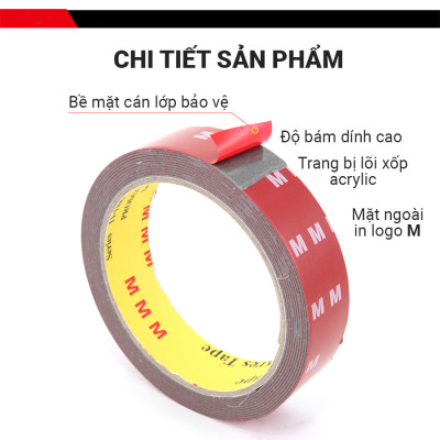 Băng Keo 2 Mặt Chuyên Dụng CIND (10mmx3m)