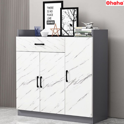 [Kèm Ảnh Thực Tế - Miễn phí vận chuyển & Lắp đặt] TỦ GIÀY THÔNG MINH CAO CẤP GIẢ ĐÁ - TGCC008