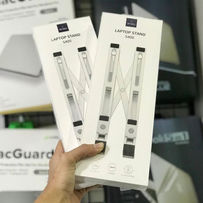 Đế Nhôm Tản Nhiệt Dành Cho Macbook, Laptop WIWU Có Thể Gấp Gọn Và Điều Chỉnh 6 Nấc Độ Cao - Hàng Chính Hãng