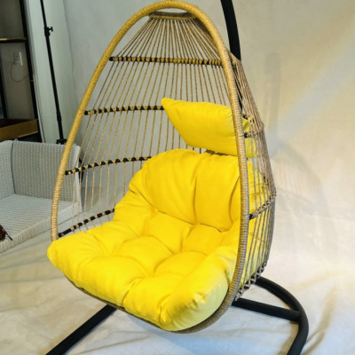 Xích đu treo quả trứng Hanging Egg Juno Sofa xuất khẩu (đan hình tổ chim)