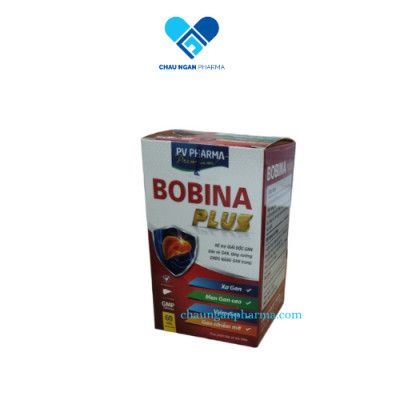 Viên uống bổ gan Bobina Plus PV Chai 60 viên