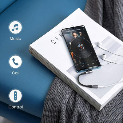 Ugreen UG80723AV167TK bộ chuyển đầu USB Type-C bẻ góc 90 độ ra 3.5mm Audio - HÀNG CHÍNH HÃNG