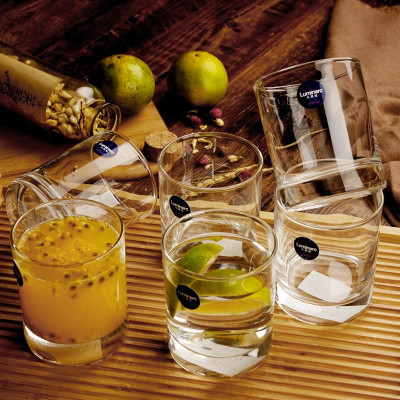 Bộ cốc uống nước/dùng trà/uống rượu mạnh/cafe bằng thủy tinh Luminarc 6 chi tiết 200ml-19122