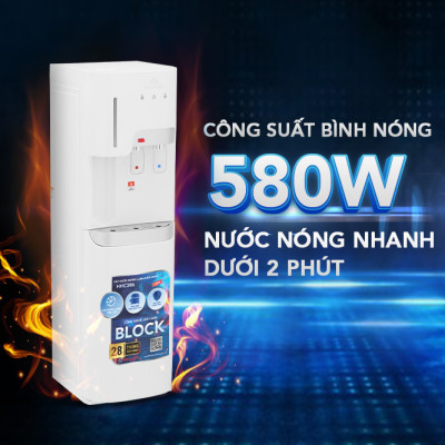 Cây nước nóng lạnh hút bình Hòa Phát HHC386 - Bảo hành 28 tháng - Hàng chính hãng