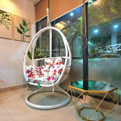 Xích đu home decore ( nệm họa tiết)