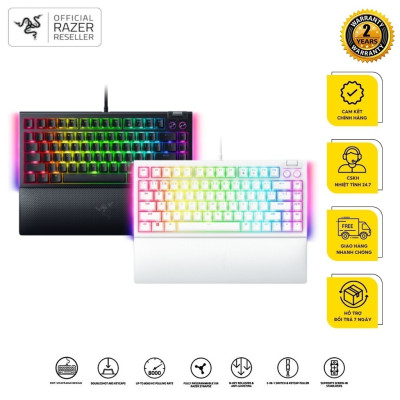 [Mới, hàng chính hãng] Bàn phím Razer BlackWidow V4 75%
