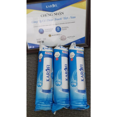 Combo 3 lõi số 1 - Công nghệ vi lọc Karofi hàng chính hãng