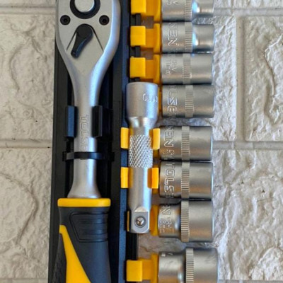 BỘ 12 CHI TIẾT ĐẦU TUÝP TỰ ĐỘNG 3/8 INCH TOLSEN 15151 - HÀNG CHÍNH HÃNG