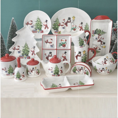 Bình Kín Vừa Người Tuyết Trang Trí H13.8 | Index Living Mall | Nhập Khẩu Thái Lan