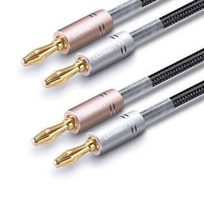 Ugreen UG50536AV152TK 1M màu Đen Dây AV 4 jack hoa chuối - HÀNG CHÍNH HÃNG