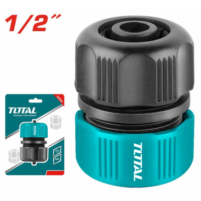 Bộ 5 khớp nối 1/2in dùng cho máy xịt rửa, tưới cây TOTAL THHCS05122 - Có tách lẻ, Chất liệu nhựa ABS - Tốc độ 247