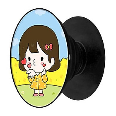 Popsocket in hình dành cho điện thoại mẫu Cô Bé Áo Vàng