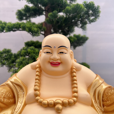 Di Lặc Tôn Phật cao 21cm ngang 38cm