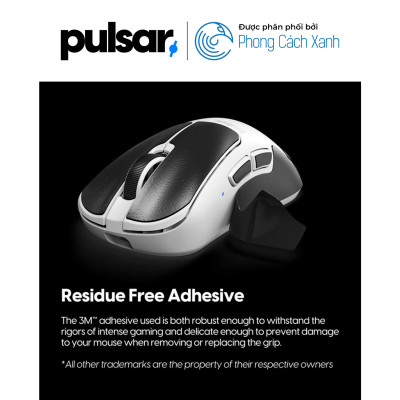 Miếng dán chống trượt Pulsar Supergrip - Grip Tape Precut for Xlite V3 / Xlite V4 Size Medium - Hàng Chính Hãng