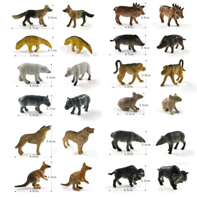 Bộ 12 đồ chơi sở thú kèm cây trang trí New4all Animal World cho bé 2-4 tuổi