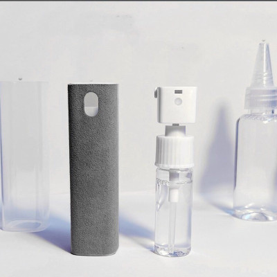 Bình Xịt Khử Khuẩn, Kiêm Khăn Lau Kai Clear Dành Cho Màn Hình Điện Thoại, Máy Tính Bảng, MAC, LAP Siêu Sạch 2 IN 1, Tặng Kèm Chai Dung Dịch - Hàng Nhập Khẩu