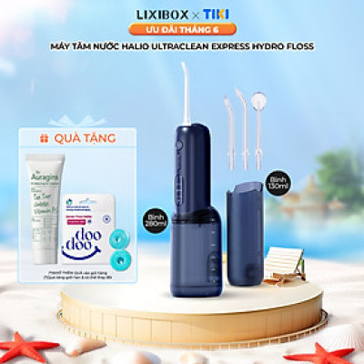 Máy Tăm Nước 2 Bình Thay Thế Halio UltraClean Express Hydro Floss Phiên Bản Nâng Cấp Dành Cho Răng Niềng