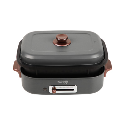 Lẩu điện phủ gốm Ceramic 2 trong 1 Kuvings KMG-200B [4.0L] - Hàng chính hãng