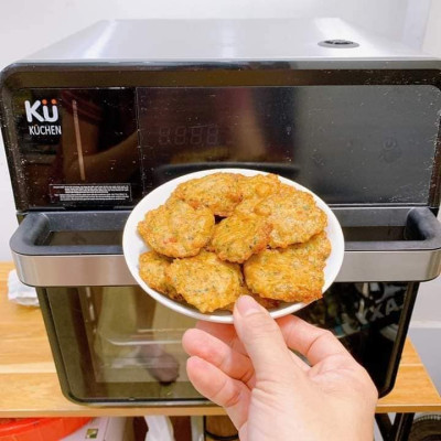 Nồi Chiên Không Dầu Kết Hợp Nồi Hấp - KUCHEN ĐỨC -  KU PCL2228 - 15 Lít - Hàng chính hãng.