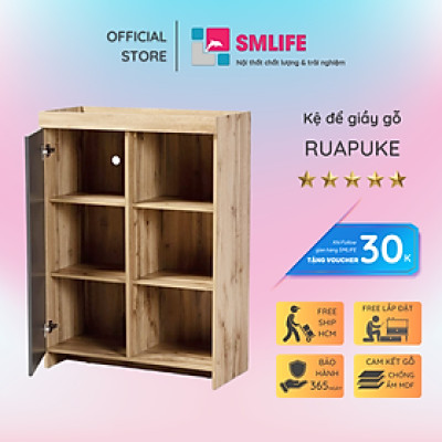 Tủ giày gỗ công nghiệp thiết kế đẹp hiện đại  SMLIFE Ruapuke