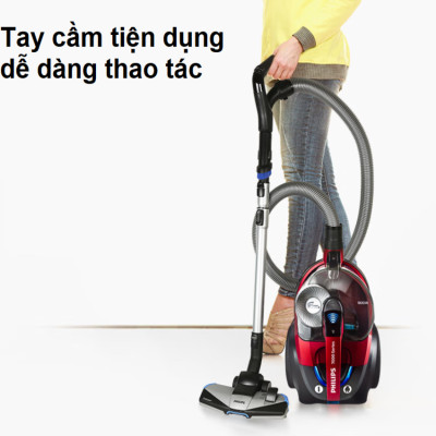 Máy hút bụi cao cấp Philips PowerPro Expert FC9735/81 1800W - Hàng Nhập Khẩu