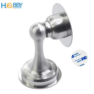 Bộ chặn cửa nam châm chống va đạp inox 304 mẫu dán Hobby Home Decor CC1