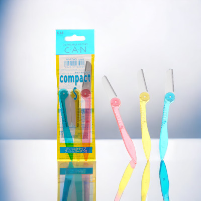 Dao Cạo Lông Mặt Cán Gập Kai Can Compact 01244 CS-3P