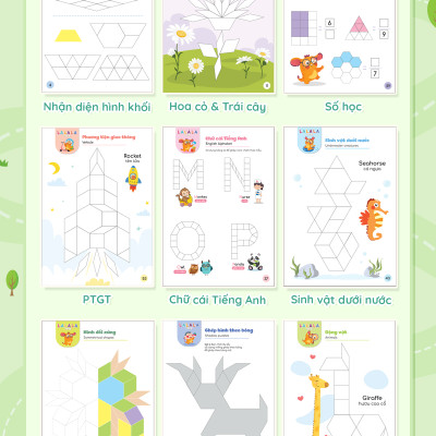 Đồ Chơi Xếp Hình Gỗ Nam Châm Lala Wooderland Phát Triển Tư Duy Sáng Tạo – Lalala Baby