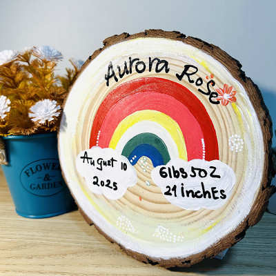 Tranh Vẽ Tay Trên Gỗ Aurora Rose Decor Trang Trí Quán Cà Phê Resort Handmade Độc Bản