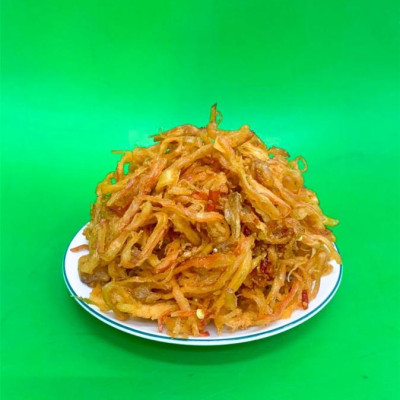 Đặc Sản Bình Thuận  - [Ocop] Mực Bơ Tỏi Đầm Sen - 80G - Ocop 4 Sao