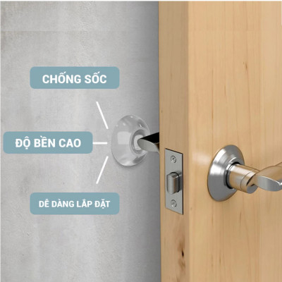 Miếng Silicone, Trong Suốt Dán Tường, Chống Va Đập Cánh Cửa và Đồ Vật, Tiện Dụng Trong Gia Đình, Văn Phòng. Takyhome 1700