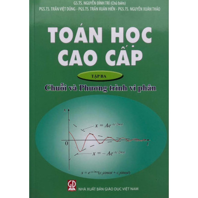 Sách - Combo Toán Học Cao Cấp + Bài Tập Tập 3: Chuỗi Và Phương Trình Vi Phân (KHỔ TO) - HV