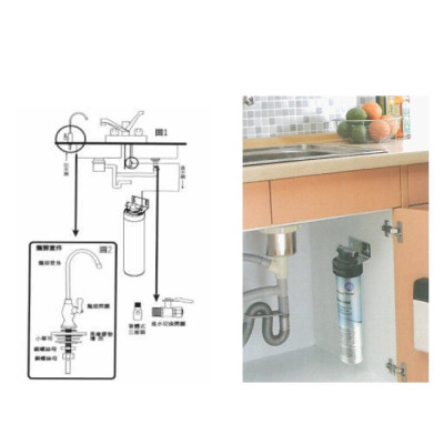 Thiết Bị Lọc Nước SAKURA P0623, Lọc Sạch Kim Loại Nặng - Hàng chính hãng