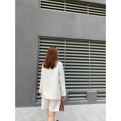 Baciami- Bộ Vest Cổ Ve Quần Ngắn