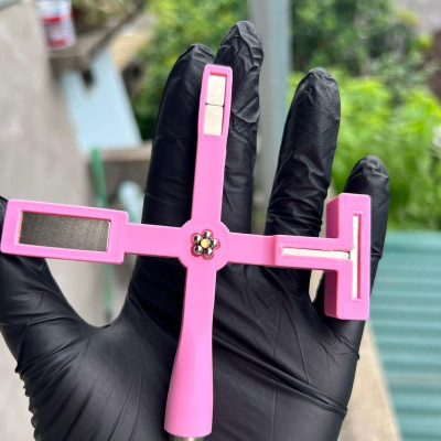 Nam Châm Mắt Mèo 5in1 Hình Chữ Thập Làm Nail, Nam Châm 5 Trong 1 Tạo Nhiều Hiệu Ứng Mắt Mèo Độc Đáo Cho Thợ Làm Nail