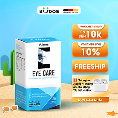 Thực phẩm bảo vệ sức khỏe KUDOS EYE CARE (30 viên/hộp)