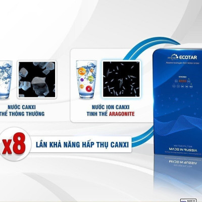 Máy lọc nước ion kiềm giàu hydro Geyser Ecotar 9 - hàng chính hãng