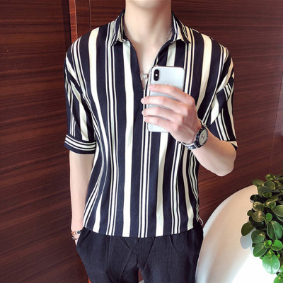 Áo sơ mi Nam ngắn tay kẻ sọc - T0208