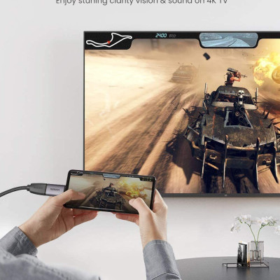 Ugreen UG70450US320TK Bộ chuyển đổi USB type c sang HDMI màu ghi xám - HÀNG CHÍNH HÃNG