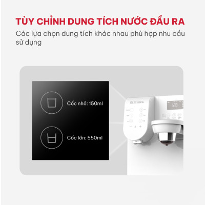 Máy lọc nước RO để bàn đa năng Electeka E8W - Hàng chính hãng