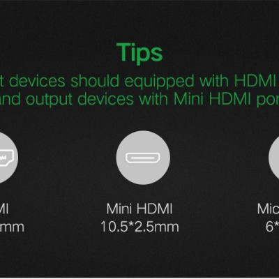 Ugreen UG11167HD108TK 1.5M 4K 60hz 2.0 Cáp Mini HDMI sang HDMI thuần đồng màu Đen - HÀNG CHÍNH HÃNG