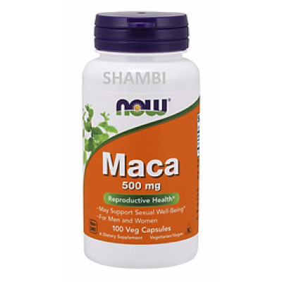 Viên Uống NOW FOODS Maca 500mg Giúp Tăng Cường Sinh Lực, Cải Thiện Khả Năng Sinh Lý 100 Viên