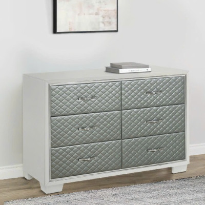 Tủ 6 ngăn kéo bọc nệm Tundo KT Ngang 165 x Sâu 46 x Cao 100cm