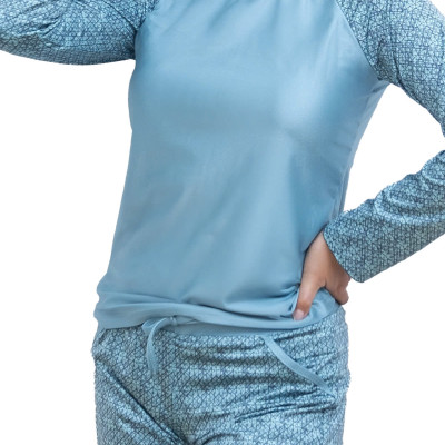 Quần bơi đùi LMcation Quinn - Xanh ngọc thổ cẩm